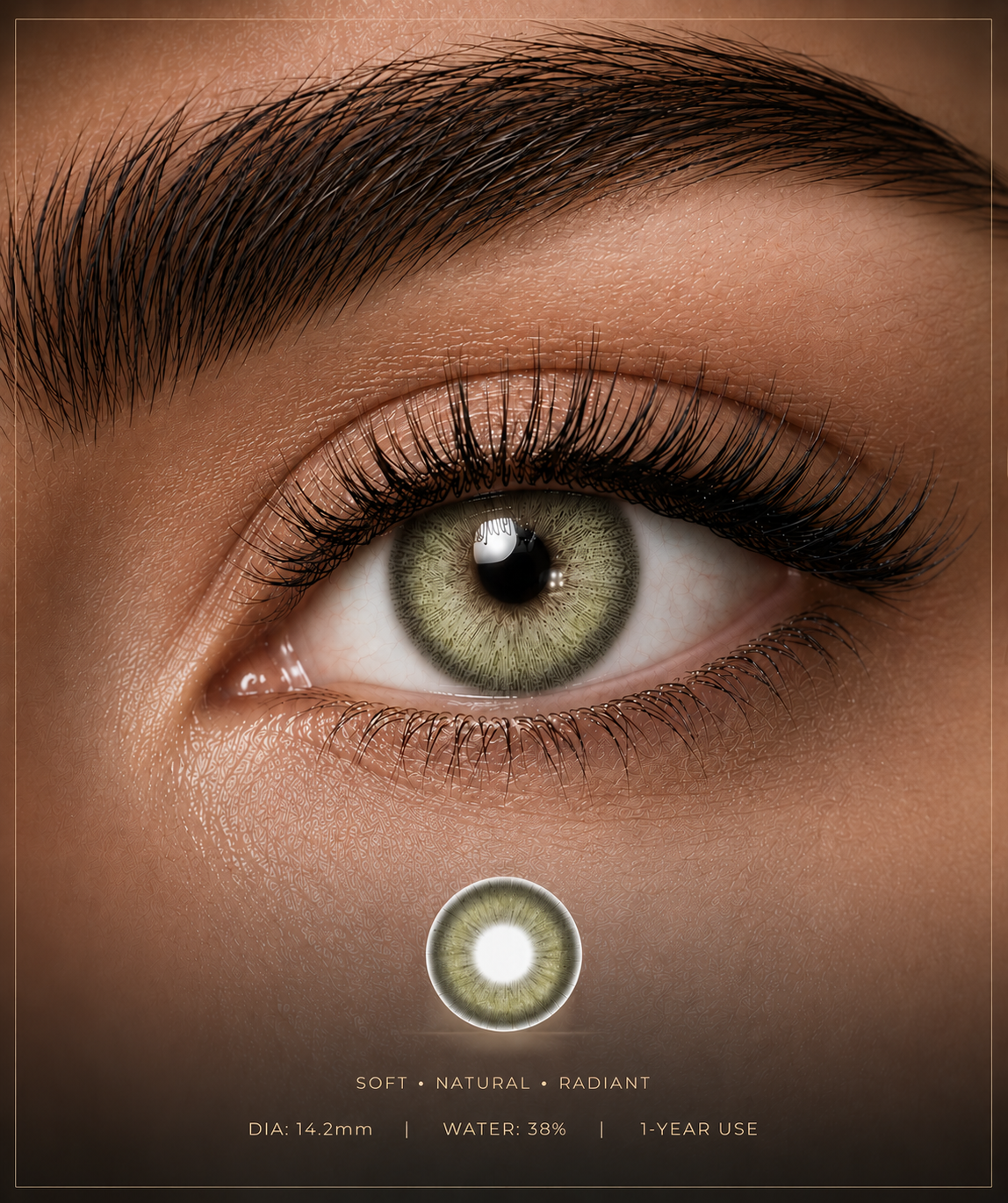Lentes De Contacto (Aloe Green)