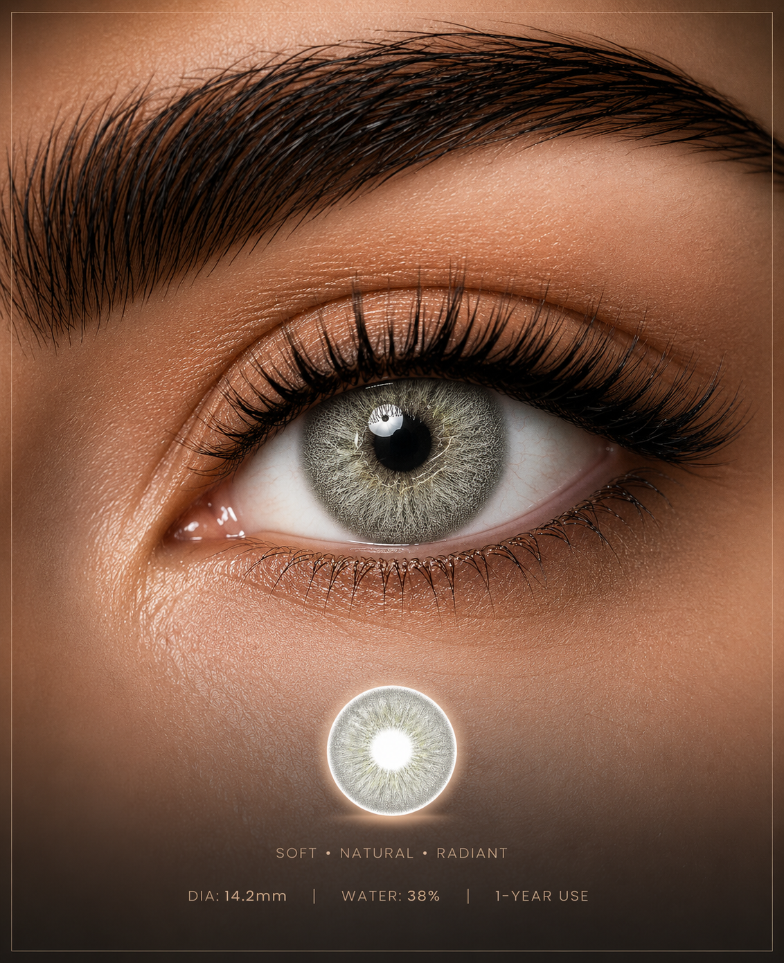 Lentes De Contacto (Smokey Gray)
