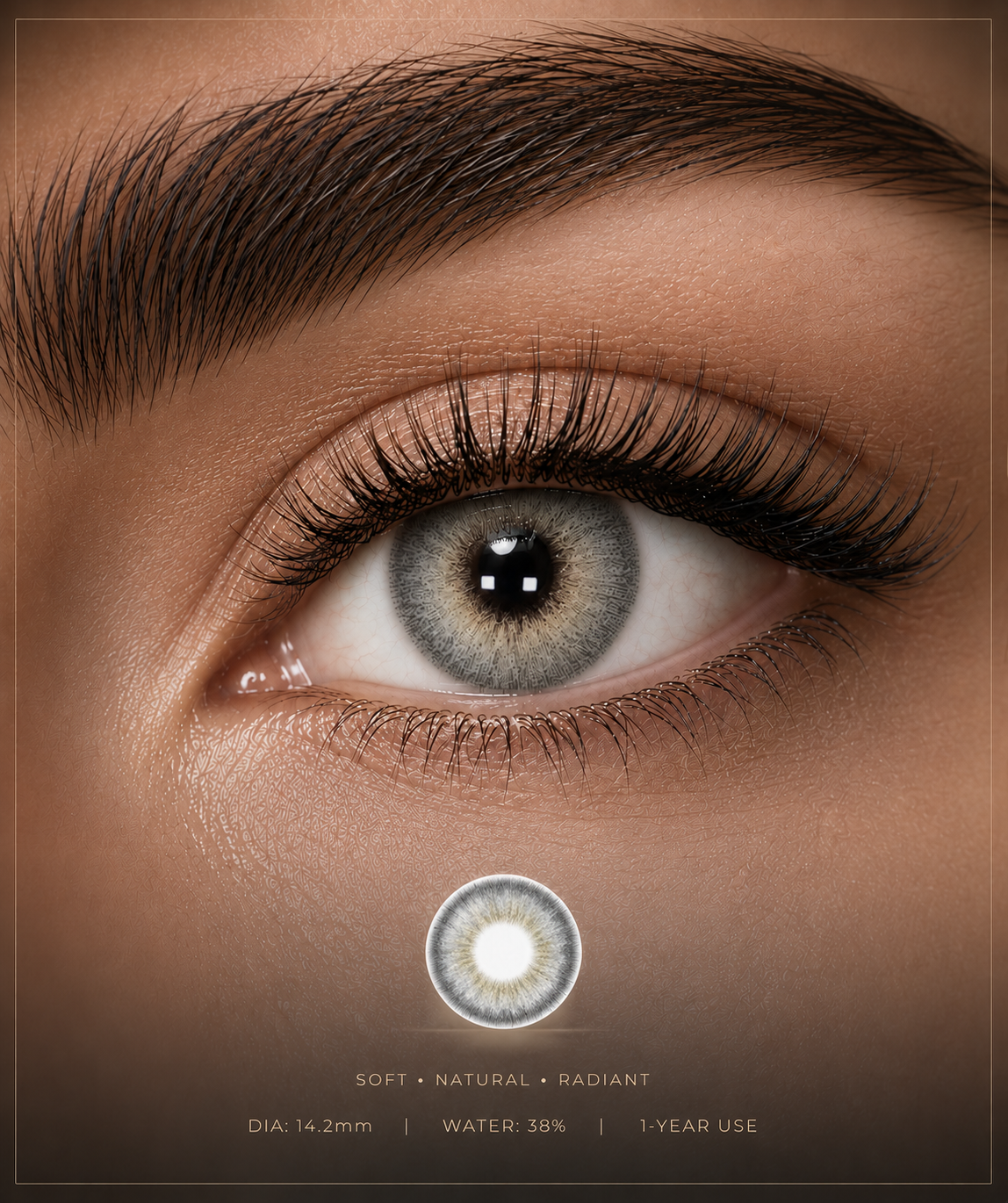 Lentes De Contacto (Osiris Gray)