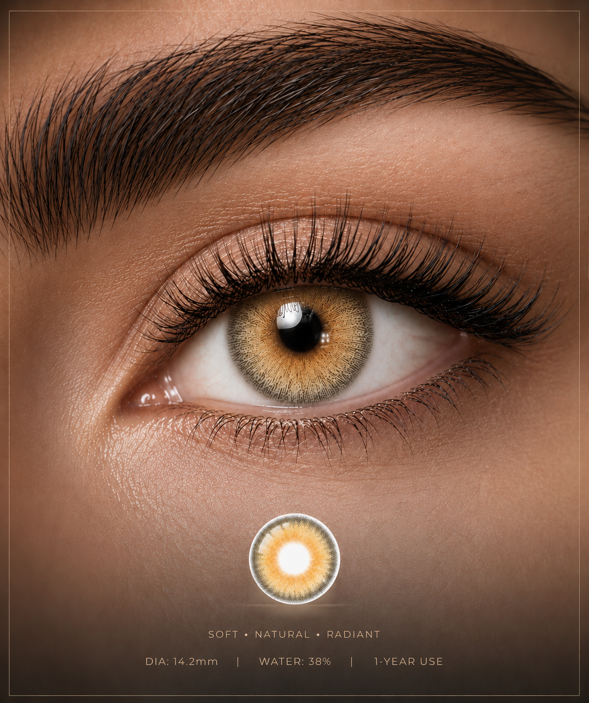 Lentes De Contacto (Island Brown)